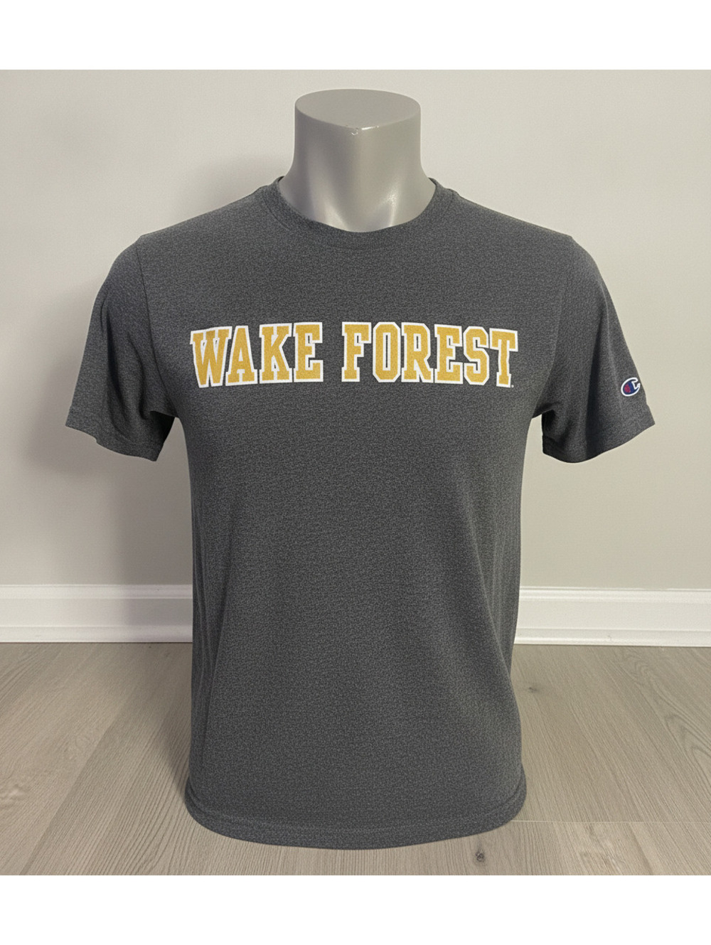 Champion Authentic Wake Forest Gray T-Shirt Medium